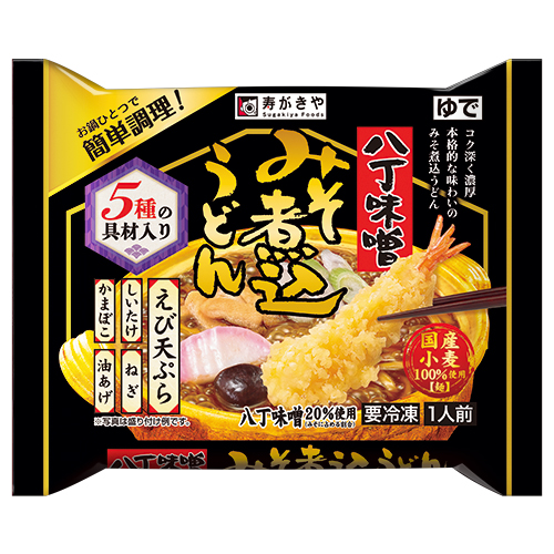 冷凍八丁味噌みそ煮込うどん1人前