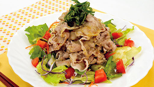 豚肉の冷しゃぶサラダ
