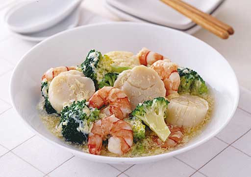 中華あんかけブロッコリー 中華スープの素レシピ 寿がきやオリジナルレシピ集 寿がきや食品株式会社